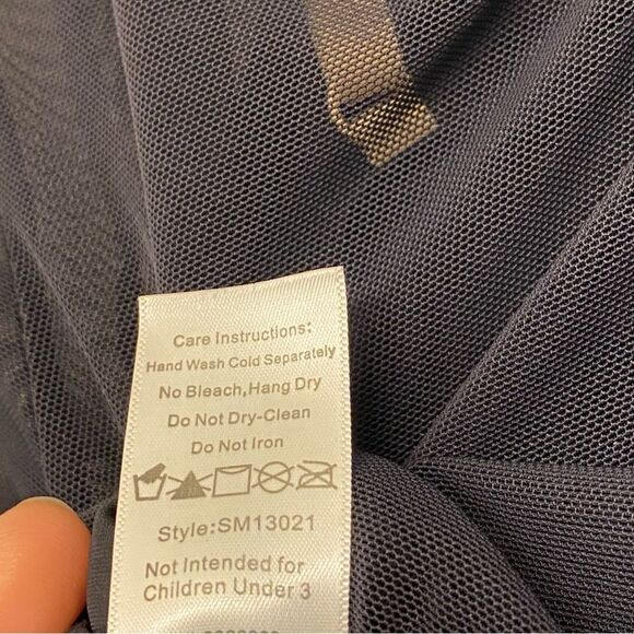 WEISSMAN Dance Costume unitard mesh catsuit jumpsuit black Dark Side SM13021 SA - Picture 11 of 15